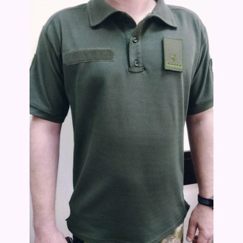 Військова тактична футболка з коротким рукавом Поло 54 Хакі