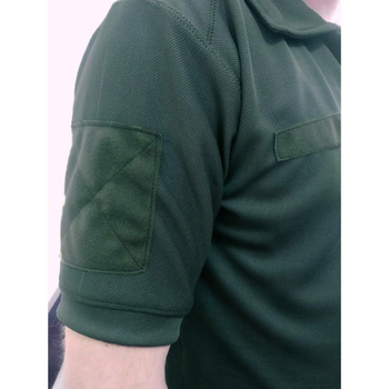 Військова тактична футболка з коротким рукавом Поло 62 Хакі