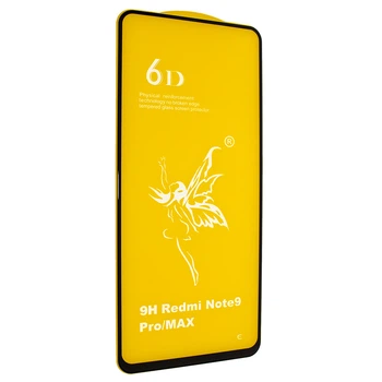 Защитное стекло Mirror 6D Glass 9H для Xiaomi Redmi Note 9 Pro / Note 9 Pro Max / Poco M2 Pro