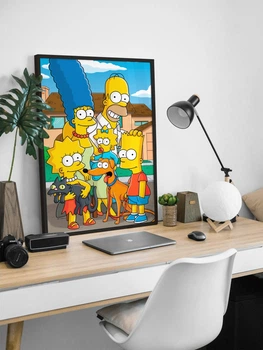 Постер мультсериала The Simpsons Симпсоны (Sims)