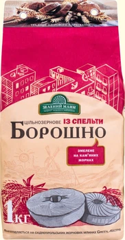 Мука из cпельты цельнозерновая Зелений Млин жерновая 1 кг