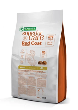 Сухий беззерновий корм Nature's Protection Superior Care Red Coat Grain Free Adult Small Breeds with Salmon для дорослих собак з рудим забарвленням шерсті, для малих порід 10кг