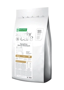Сухой корм Nature's Protection Superior Care Sensitive Skin & Stomach Adult Small Breeds для взрослых собак малых пород с чувствительным пищеварением и проблемной кожей 10 кг (арт NPSC45795)