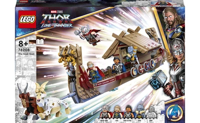 Конструктор LEGO Marvel Козячий човен 564 деталей (76208)