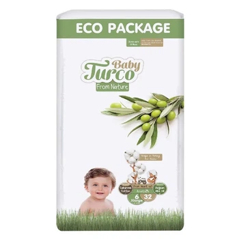 Подгузники детские Baby Turco 6 xlarge 32 шт