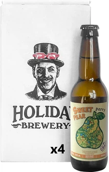 Упаковка перрі Holiday Brewery Sweet Pear напівсолодкий 5.5% 0.33 л х 4 шт (341709292)