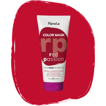 Тонирующая маска для питания и увлажнения Красная Страсть Fanola Color Mask Red Passion 200 мл