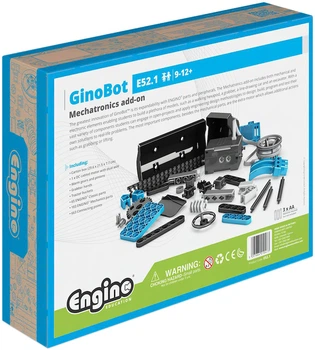 Конструктор Engino GinoBot доповнення Мехатроніка (E52-1) (9869205580080)