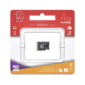 Карта памяти MicroSDHC 4GB Class 4 T&G