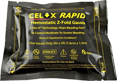 Кровоспинна пов'язка Celox Rapid Z-Fold Gauze (1100501)