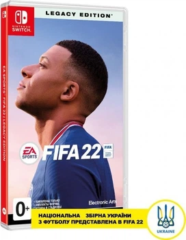 Игра FIFA 22 Legacy Edition для Nintendo Switch (Картридж, Russian version)