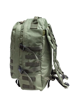 Тактичний похідний міцний рюкзак з органайзером на 40 літрів Олива Хакі 161-2 KS