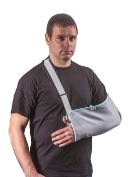 Бандаж поддерживающий для руки, косыночная повязка медицинская эластичная поддерживающая для фиксации руки ВІТАЛІ размер №2 (2080)