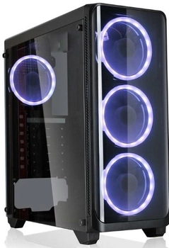 Корпус Midi-ATX BTC A85X Black w/o PSUs,USB (2*2.0+1*3.0) in TOP, HD Audio, SSD bracket, 4*12cm fan