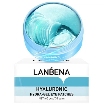 Увлажняющие гидрогелевые патчи с гиалуроновой кислотой Lanbena Hyaluronic Hydra-Gel Eye Patches, 60шт