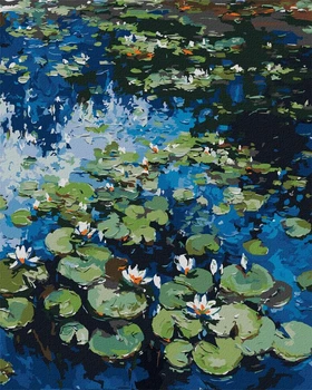 Картина за номерами Водяні лілії ©Клод Моне 40х50см KHO2858 Ідейка