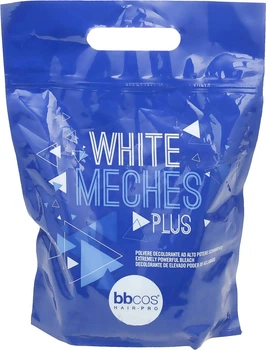 Пудра для освітлення волосся (голуба) Bbcos White Meches Plus із застібкою 500 г