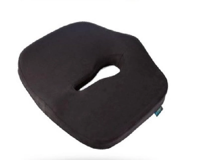 Ортопедична подушка для сидіння Max Comfort (від геморою, простати, подагри), Correct Shape (Україна) чорний