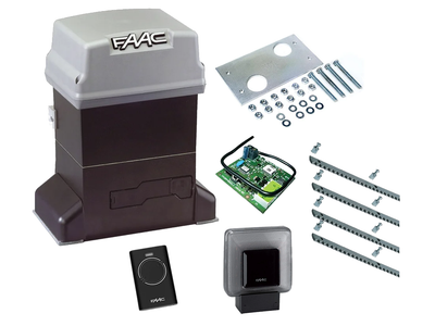 Автоматика для откатных ворот FAAC 746 ER KIT (створка до 600 кг.) Сигнальная лампа, 1 шт., 4 м