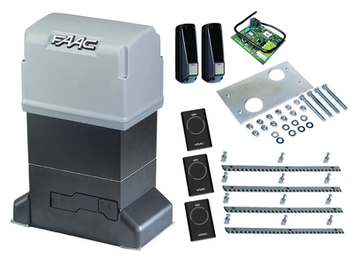Автоматика для откатных ворот FAAC 844 ER KIT (створка до 1800 кг.) Фотоэлементы, 3 шт., 4 м