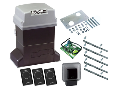 Автоматика для откатных ворот FAAC 746 ER KIT (створка до 600 кг.) Сигнальная лампа, 3 шт., 5 м