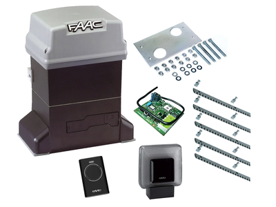 Автоматика для откатных ворот FAAC 746 ER KIT (створка до 600 кг.) Сигнальная лампа, 1 шт., 5 м