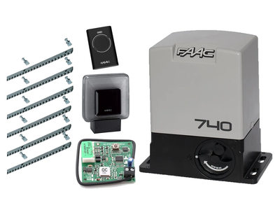FAAC 740 KIT aвтоматика для откатных ворот (створка до 500 кг.) Сигнальная лампа, 1 шт., 6 м