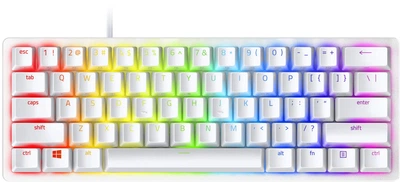 Klawiatura przewodowa Razer Huntsman Mini US Linear Optical Switch USB Mercury (RZ03-03390400-R3M1)