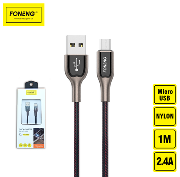 Зарядный кабель Zinc lightelogo FONENG Micro-USB