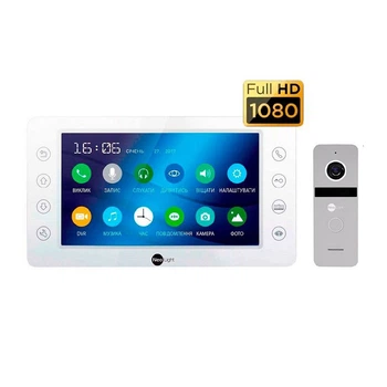 Комплект відеодомофона NeoLight KAPPA HD Kit Silver