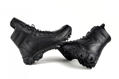 Берці чоловічі ОСІННІ М098 Флотар чорний. Тактичні трекінгові черевики чоловічі. Розмір 44