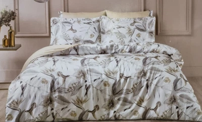 Постельное белье Tivolyo Home Lionella делюкс сатин жатый шёлк евро