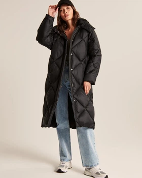 Пуховик Abercrombie & Fitch AF9111W S Черный