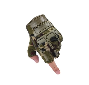 Перчатки тактические RUIN HAWK в стиле милитари камуфляж М 03280