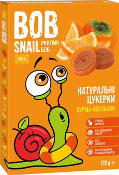 Натуральні цукерки Bob Snail Хурма-Апельсин 120 г (4820219342724)