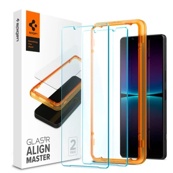 Защитное стекло Spigen Glas.tR Align Master 2-Pack для Sony Xperia 1 VI/VII/VIII Clear (AGL08271)