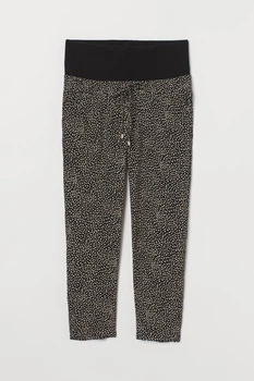 Брюки для беременных H&M XS черно белый узор 26037754020