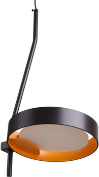 Люстра подвесная Brille BR-01 666S/1 LED 5W NW BK/G (24-848)