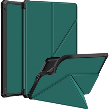 Чехол-книжка ArmorStandart для Amazon Kindle Paperwhite 11th Gen Silicon Case Origami Dark Green [70518]