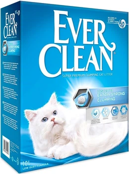 Наповнювач для котячого туалету Ever Clean Extra Strong Clumping Unscented без аромату 10 л (5060255492130)