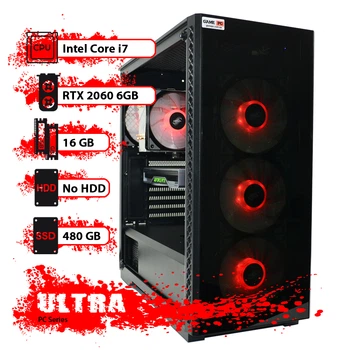 Компьютеры Intel Core i7 с видеокартой GeForce RTX 2060 купить в