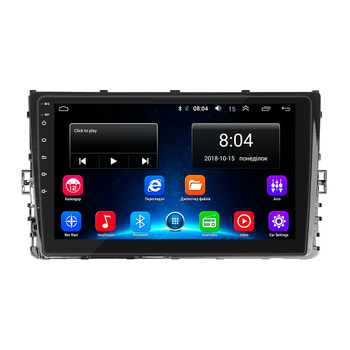 Штатная магнитола 9" Lesko для Volkswagen Polo VI (EU Market) 2017-2021 2/32Gb/ Wi-Fi Optima Вольксваген