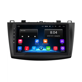 Штатная магнитола Lesko для Mazda 3 II (BL) Рестайлинг 2011-2013 экран 9" 2/32Gb/ Wi-Fi Optima GPS
