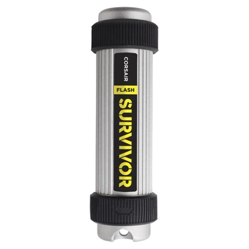 Флеш-накопитель USB3.0 32GB Corsair Flash Survivor aircraft-grade aluminum waterproof 200m Grey/Black (CMFSV3B-32GB)