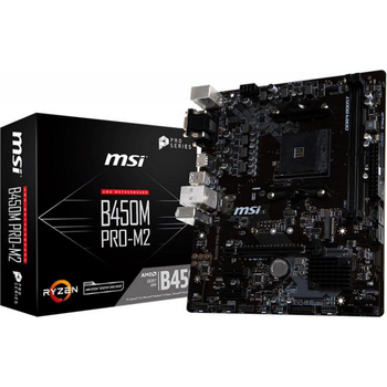 Материнская плата MSI B450M Pro-M2, s-AM4, mATX, 2xDDR4