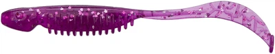 Силикон Reins Curly Shad 3.5" 428 Purple Dynamite 14 шт (15521002)