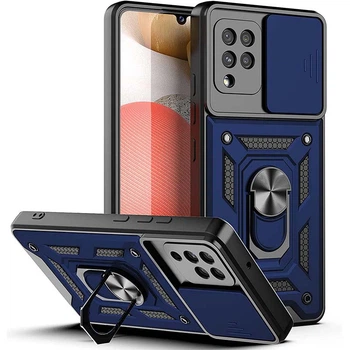 Чехол Epik Camshield Serge Ring ударопрочный для Samsung Galaxy M33 5G Синий