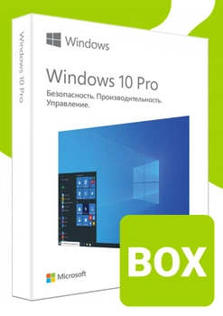 Операционная система Windows 10 Профессиональная (коробочная версия + USB, украинский язык) (HAV-00102)