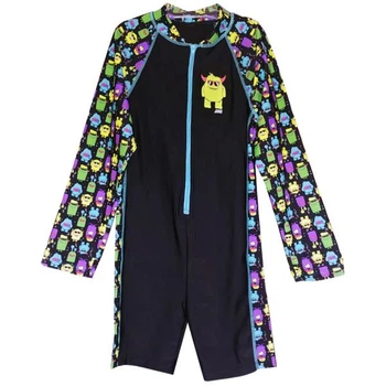 Костюм дитячий з лайкри Zoggs Yeti Long Sleeve All In One UPF 50+, 10 років, 140 см (463842.YETI.30)