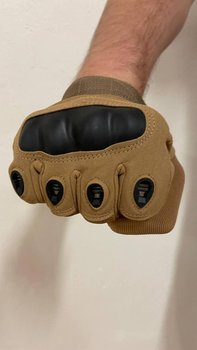 Тактические перчатки с пальцами Gloves FF 1 черные XL